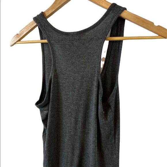 ZENANA OUTFITTERS Charcoal Grey T Back Racerback Stretch Basic Tank Top S - Picture 4 of 8